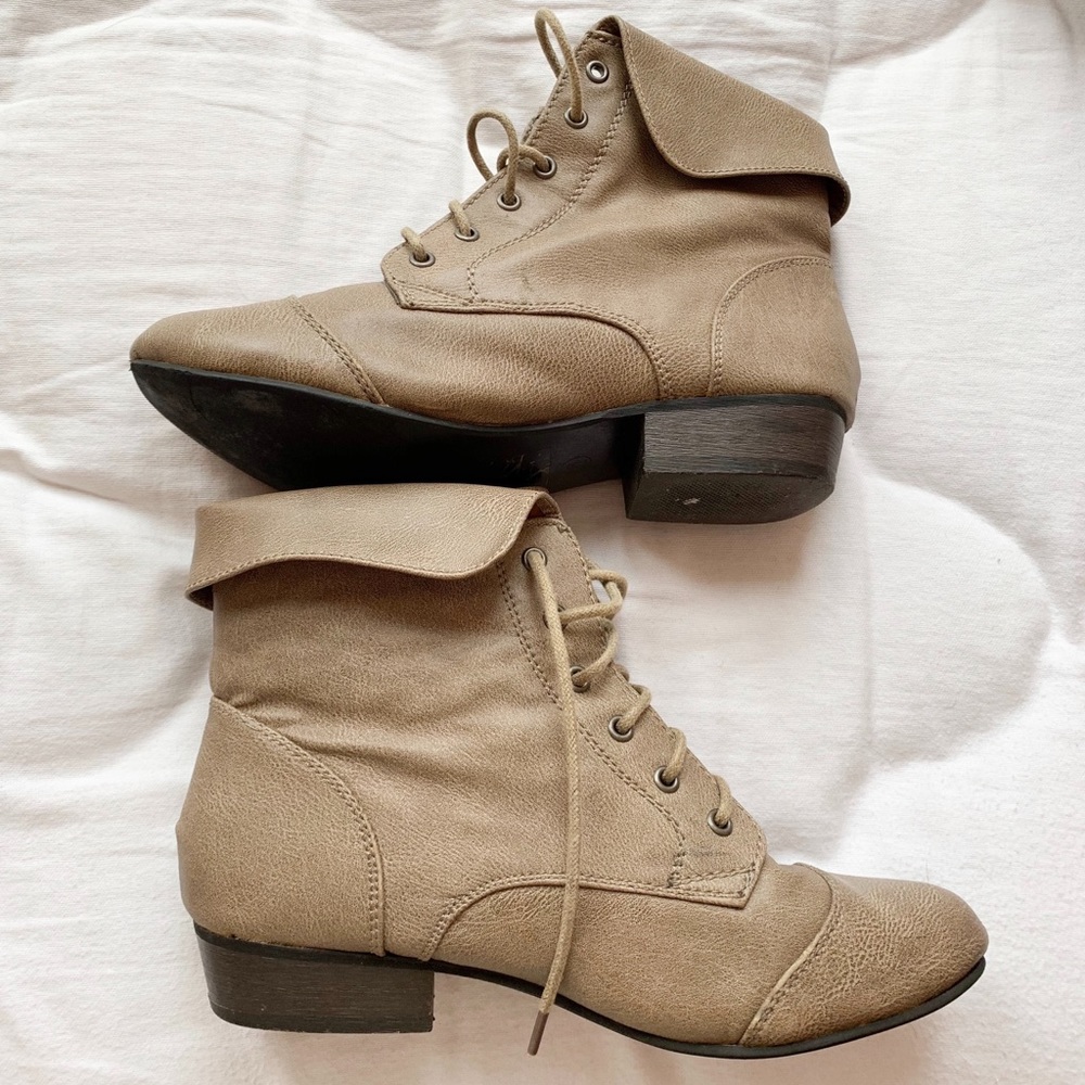 SOLD!!! Lace Up Boots